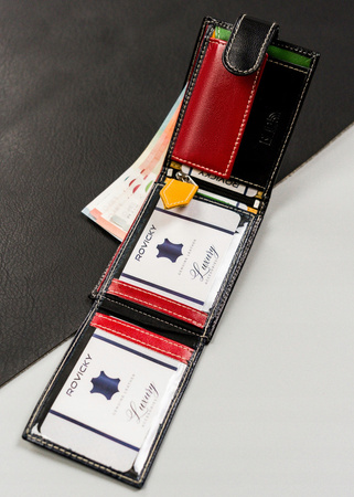 Kleine Herren Geldbörse aus echtem Leder – Rovicky