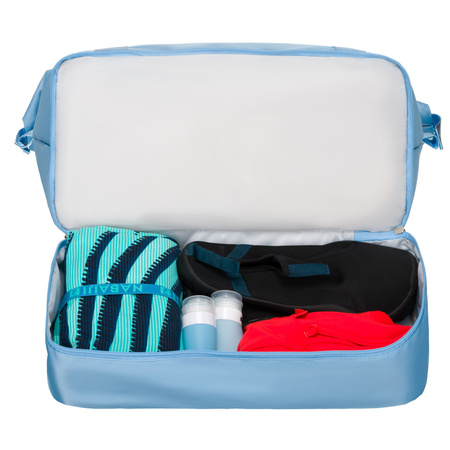 Reisetasche aus strapazierfähigem Polyester in Hellblau - Peterson