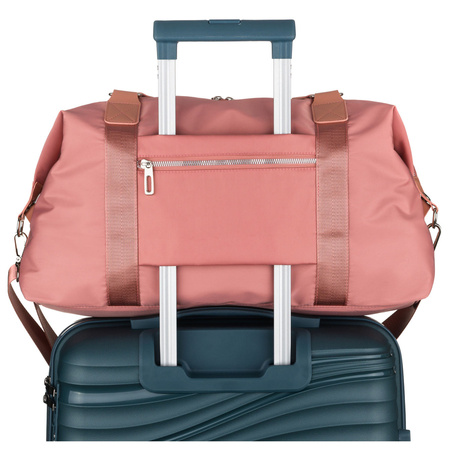 Rosa Trainings-Tasche aus Polyester, ein Kammer und mit Reißverschluss - Peterson