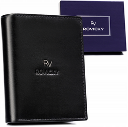 Stilvolle Herren Geldbörse aus Leder ohne Verschluss – Rovicky