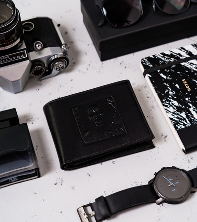 Herren Geldbörse horizontal mit Zierprägung – Peterson