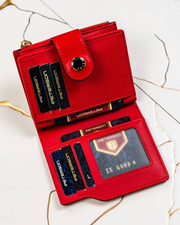 Damen Geldbörse aus Öko-Leder mit zwei Fächern – Peterson