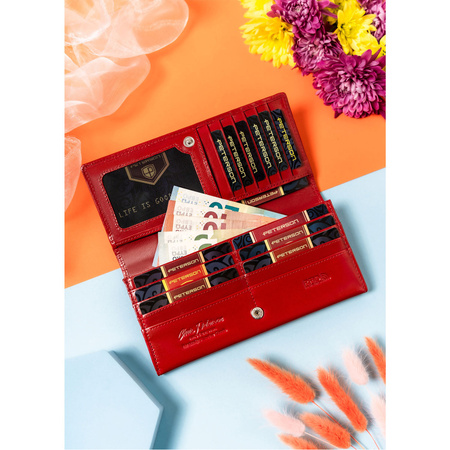 Moderne Damen Geldbörse mit Kreditkartenfächern – Peterson