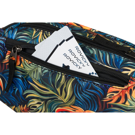 Moderne Damen Bauchtasche aus Polyester mit Reißverschluss – Rovicky