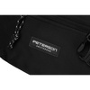 Geräumige Herren Gürteltasche aus Polyester in Schwarz mit Zipper – Peterson