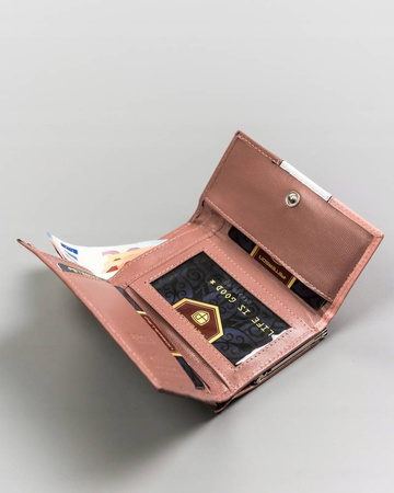 Kleine Damen Geldbörse aus Leder mit RFID Schutz – Peterson