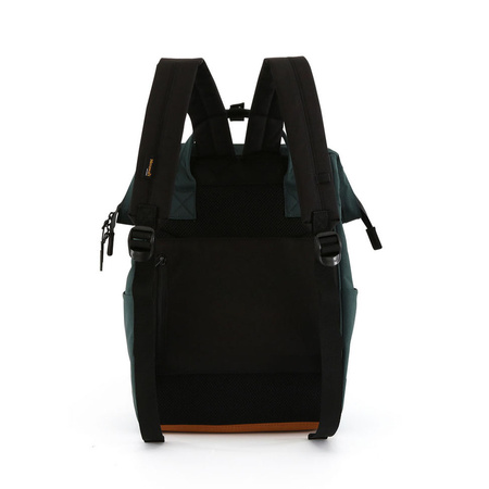 Geräumiger Damen Rucksack in Dunkelgrün mit verstellbaren Gurten – Himawari