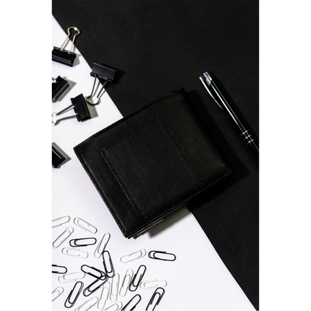 Herren Geldbörse horizontal aus echtem Leder – Cavaldi