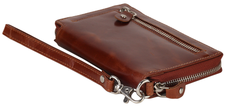 Etui-Geldbörse für Karten aus Echtleder