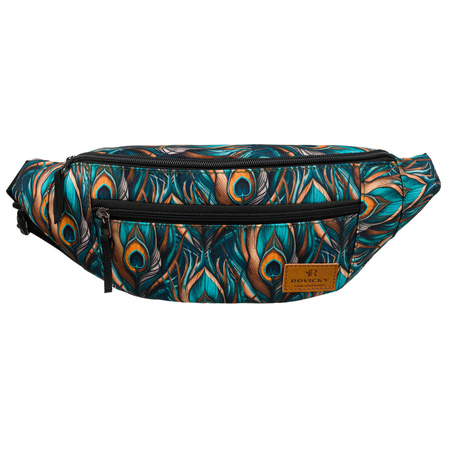 Geblümte Damen Gürteltasche aus Polyester mit verstellbarem Gurt – Rovicky