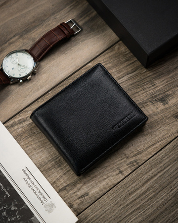 Herren Geldklammer aus Leder mit Kartenfächern – Cavaldi