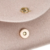 Beige, glitzernde Damen-Clutch aus synthetischem Stoff, mit Magnetverschluss – Rovicky