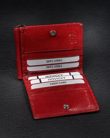 Stilvolle Herren Banknotentasche aus Echtleder – Rovicky