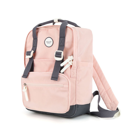 Grau-rosa Damen Rucksack mit verstellbaren Trägern – Himawari