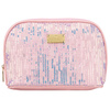 Rosa Kosmetiktasche aus synthetischem Material, einteilig - Peterson