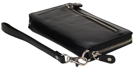 Etui-Geldbörse für Karten aus Echtleder