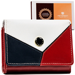 Klassische, kleine Damen Geldbörse aus Echtleder – Peterson