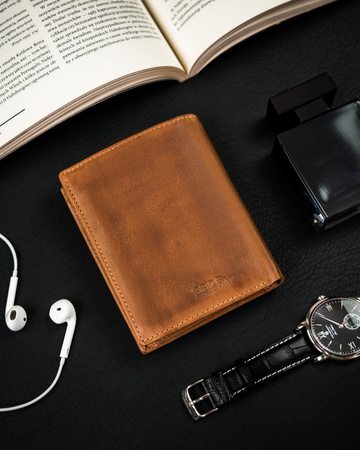 Herren Geldbörse aus verlaufendem Echtleder – Peterson