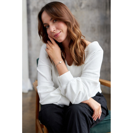 Silberner Charm Herz mit Gravur „I love you” für Modulararmband – Peterson