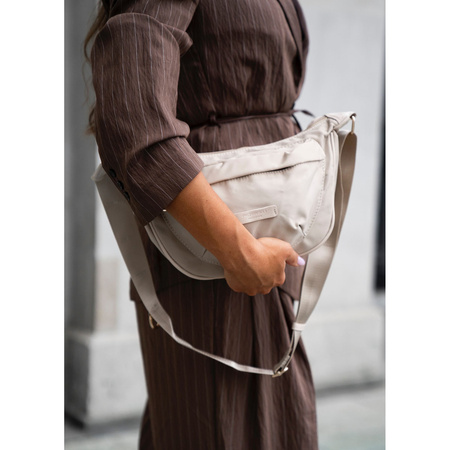 Damen-Umhängetasche in Beige aus Nylon – Peterson