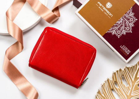 Elegante Damen Geldbörse aus Leder mit RFID-Schutz – Peterson