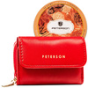 Rote Damen Geldbörse mit Druckknopf – Peterson
