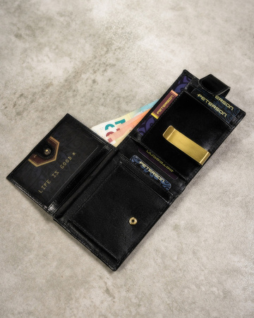 Geschenkset: Herren Geldbörse aus Leder, Etui und Schlüsselanhänger – Peterson