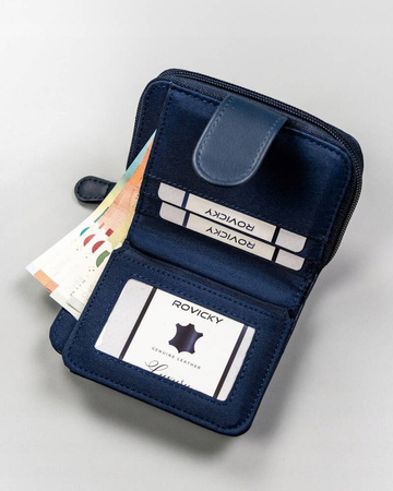 Klassische geräumige Damen Geldbörse aus Öko-Leder – 4U Cavaldi