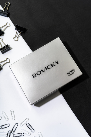 Stilvolles Lederetui für Dokumente mit RFID – Rovicky