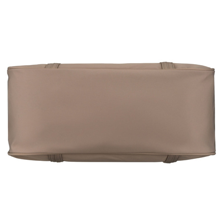 Damen-Shopper aus Polyester in Beige, ein Hauptfach und mit Reißverschluss – Peterson