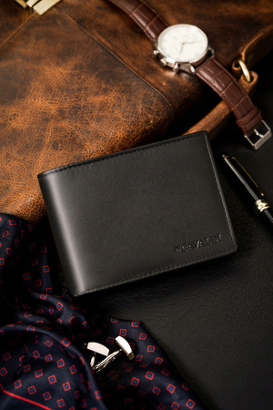 Große Herren Geldbörse aus Öko-Leder im Querformat – 4U Cavaldi