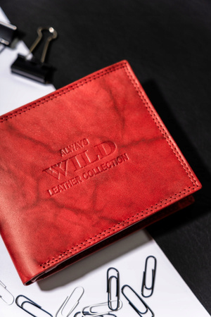 Große Herren Geldbörse aus echtem Leder – Always Wild