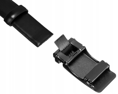 Breiter Herren Ledergürtel mit Automatikschließe – Peterson