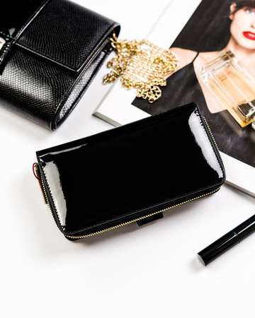 Lackierte Damen Geldbörse für Karten – Peterson