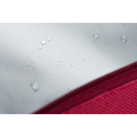 Geräumige Wochenendtasche aus Polyester in Weinrot mit Reißverschluss – Peterson