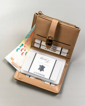 Geräumige, erweiterte Damen Geldbörse aus Öko-Leder – 4U Cavaldi