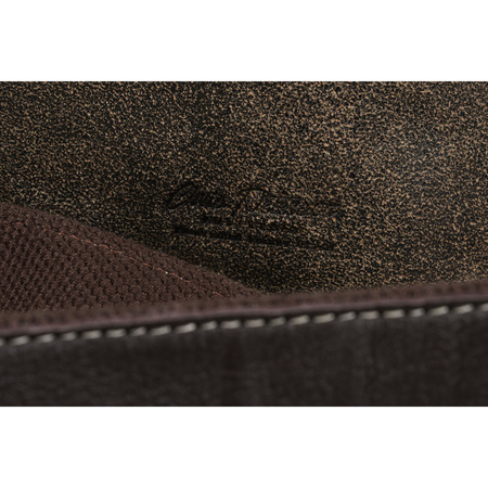 Braune Herren Aktentasche aus Leder mit Laptopfach – Peterson