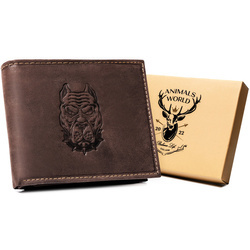 Große Herren Geldbörse aus Leder – Always Wild