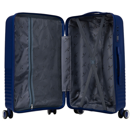 Peterson Koffer-Set aus ABS-Kunststoff in Marineblau