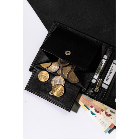 Klassische Herren Geldbörse für Karten und Dokumente mit RFID – Always Wild