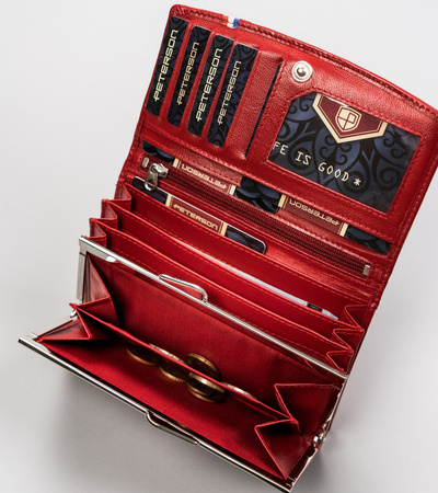 Große Damen Geldbörse mit RFID Protect – Peterson