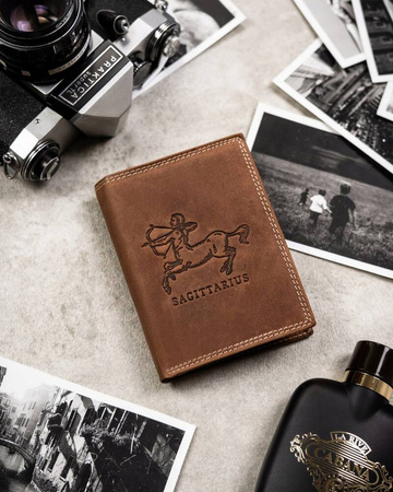 Große Herren Geldbörse aus Nubukleder – Always Wild