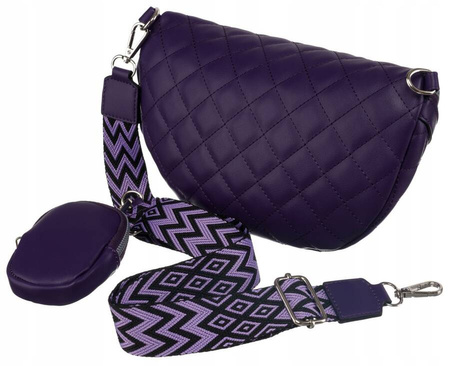 Städtische, gesteppte Damen Gürteltasche aus Öko-Leder – Rovicky