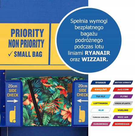 Reise Rucksack-Tasche mit Trolley-Halterung – Peterson