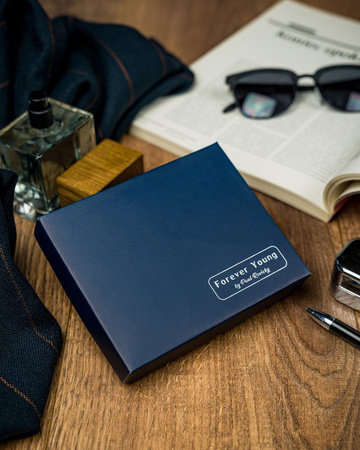 Herren Geldbörse bunt aus Echtleder – Forever Young