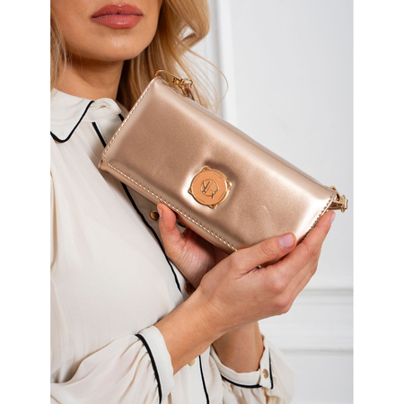 Goldene Mini Clutch mit Handytasche – Rovicky