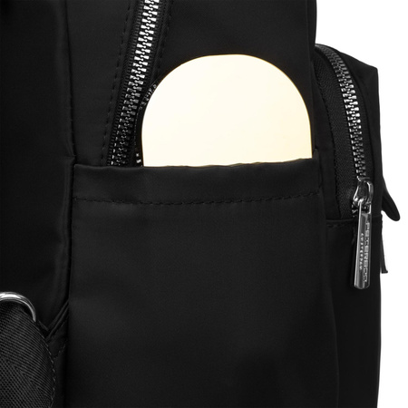 Eleganter Damen-Tagesrucksack in Schwarz - Peterson