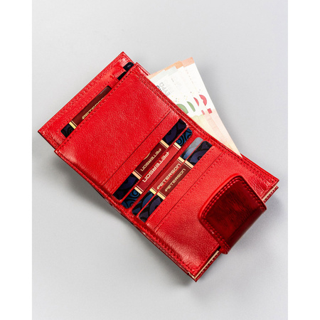 Elegante Damen Geldbörse mit RFID aus Lackleder – Peterson