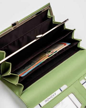 Große Damen Geldbörse Querformat aus Öko-Leder – 4U Cavaldi