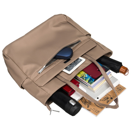 Große Damen Shopper Tasche Schultertasche in eleganter Farbe – Peterson